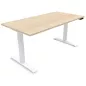 LUTZ 2 épaisseur 25MM│Bureau électrique simple motorisation - 3 mémoires de position - USB A+C