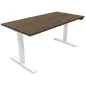 LUTZ 2 épaisseur 25MM│Bureau électrique simple motorisation - 3 mémoires de position - USB A+C