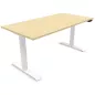 LUTZ 2 épaisseur 25MM│Bureau électrique simple motorisation - 3 mémoires de position - USB A+C