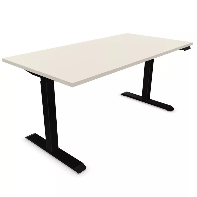 LUTZ 2 - 25MM│Bureau électrique simple motorisation - 3 mémoires de position - USB A+C