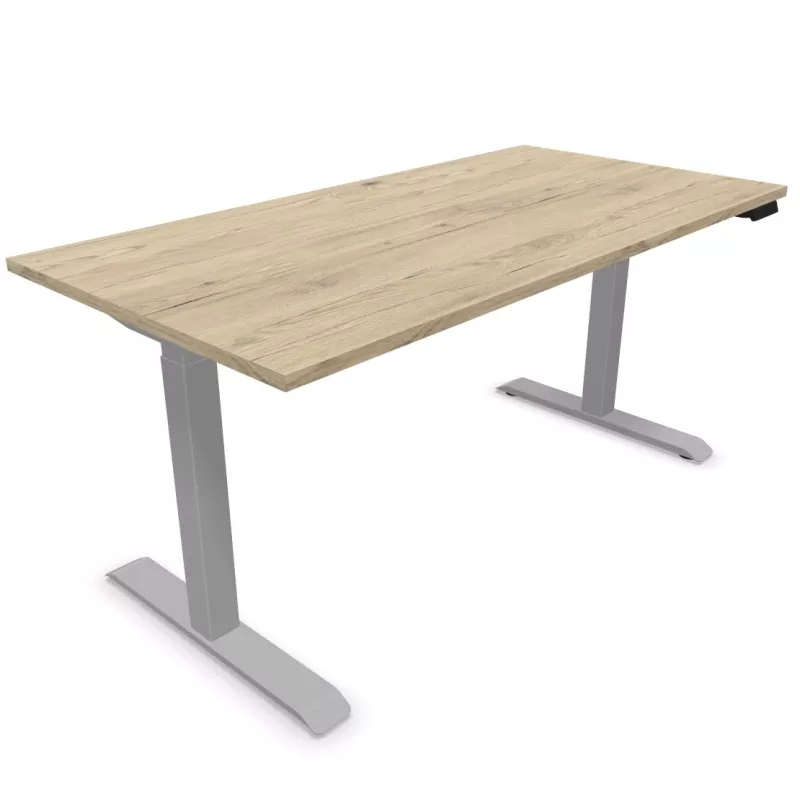 LUTZ 2 - 25MM│Bureau électrique simple motorisation - 3 mémoires de position - USB A+C