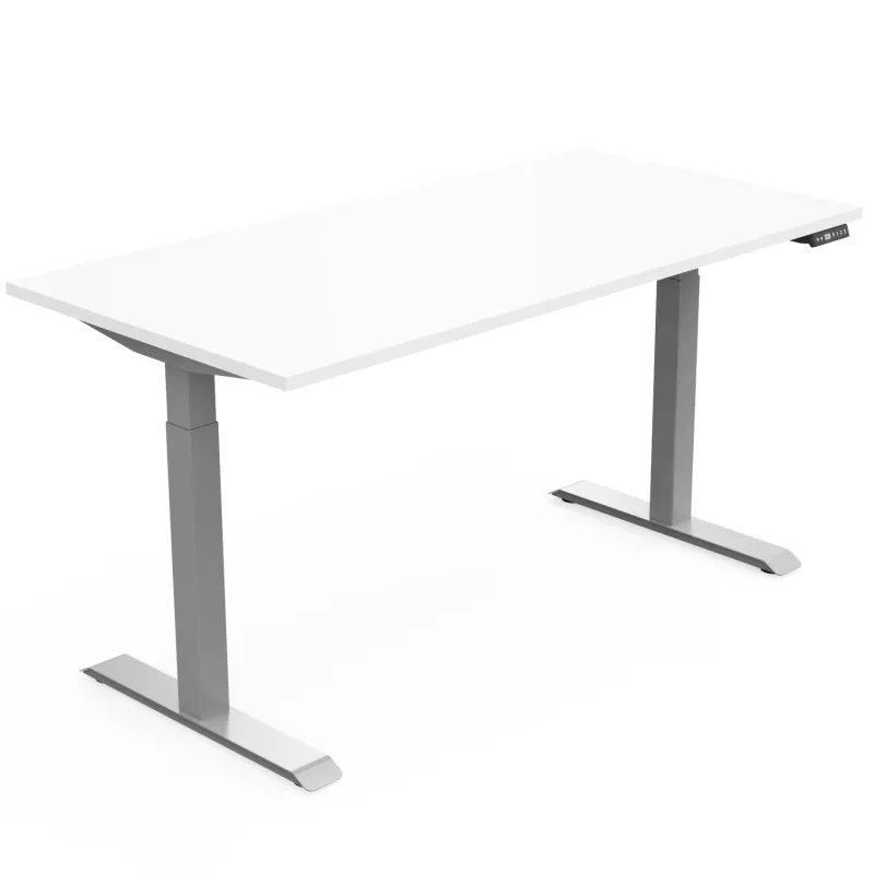 LUTZ 2 épaisseur 19MM│Bureau électrique simple motorisation - 3 mémoires de position - USB A+C