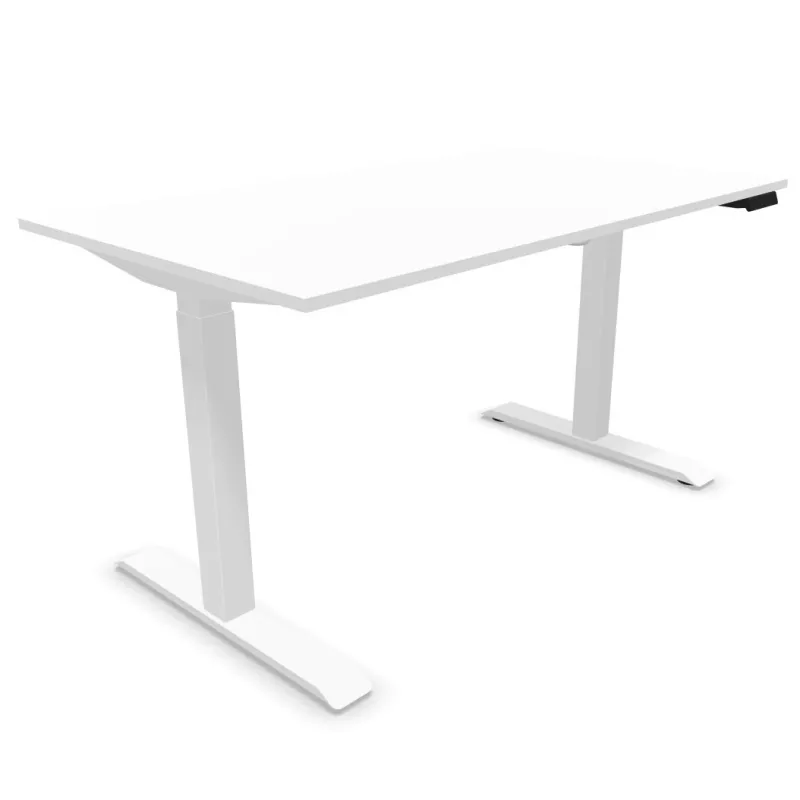 LUTZ 2 - 19MM│Bureau électrique simple motorisation - 3 mémoires de position - USB A+C