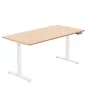 AXEL 2│Bureau électrique - p 80 cm - 4 mémoires double motorisation