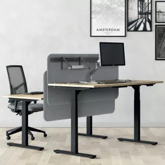 AXEL 2│Bureau électrique - p 80 cm - 4 mémoires double motorisation