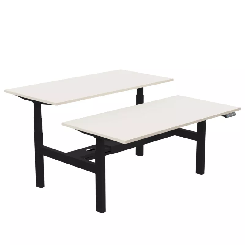 AXEL 2│Bureaux électriques structure partagée - 2 postes - double motorisation