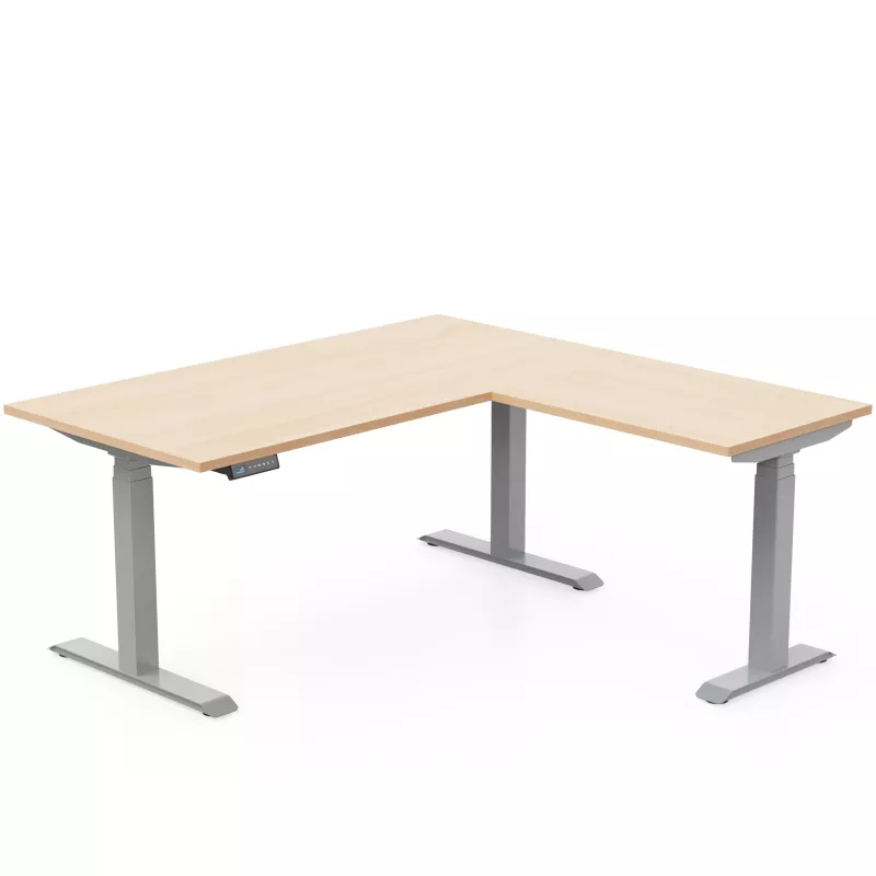 AXEL 2│Bureau électrique avec retour 60 cm - Triple motorisation