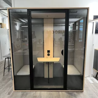 ESSENTIELLE DUO│Modèle M│2 personnes│Cabine acoustique pleine ou vitré
