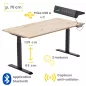 AXEL 2│Bureau électrique - p 70 cm - 4 mémoires double motorisation