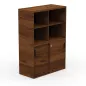 KARA RANGEMENT│Armoire Hauteur 144 x Largeur 100 cm - 2 portes coulissantes + 4 niches ouvertes│4 coloris à choix KARA RANGEMENT│Armoire Hauteur 144 x Largeur 100 cm - 2 portes coulissantes + 4 niches ouvertes│4 coloris à choix