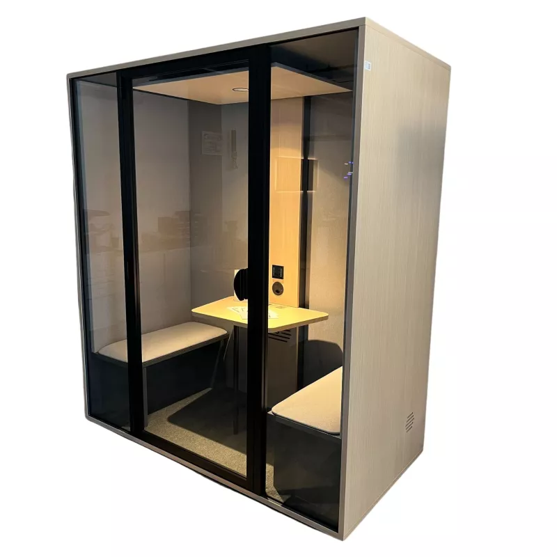 ESSENTIELLE DUO│Modèle M│2 personnes│Cabine acoustique pleine ou vitré