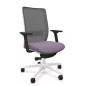 VOLT WHITE│Fauteuil de travail structure blanche - Dossier résille VOLT WHITE│Fauteuil de travail structure blanche - Dossier résille