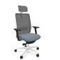 VOLT WHITE│Fauteuil de travail structure blanche avec têtière - Dossier résille VOLT WHITE│Fauteuil de travail structure blanche avec têtière - Dossier résille
