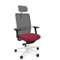 VOLT WHITE│Fauteuil de travail structure blanche avec têtière - Dossier résille VOLT WHITE│Fauteuil de travail structure blanche avec têtière - Dossier résille