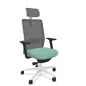 VOLT WHITE│Fauteuil de travail structure blanche avec têtière - Dossier résille VOLT WHITE│Fauteuil de travail structure blanche avec têtière - Dossier résille