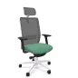 VOLT WHITE│Fauteuil de travail structure blanche avec têtière - Dossier résille VOLT WHITE│Fauteuil de travail structure blanche avec têtière - Dossier résille