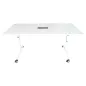 ECHO│Table abattante 160x80│Blanc/Blanc