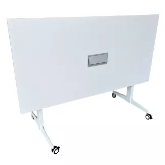 ECHO│Table abattante 160x80│Blanc/Blanc