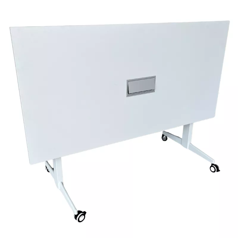 ECHO│Table abattante 160x80│Blanc/Blanc