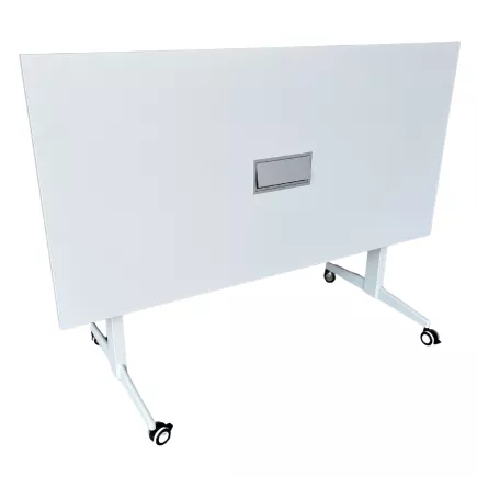 ECHO│Table abattante 160x80│Blanc/Blanc