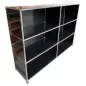 USM HALLER│Etagère 6 cases ouvertes 2L x 3H│Noir USM HALLER│Etagère 6 cases ouvertes 2L x 3H│Noir