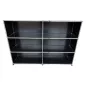 USM HALLER│Etagère 6 cases ouvertes 2L x 3H│Noir USM HALLER│Etagère 6 cases ouvertes 2L x 3H│Noir
