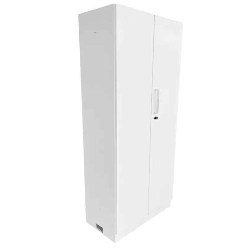 ECHO│Armoire haute portes battantes│L 80 x H 180 cm│Blanc/Blanc ECHO│Armoire haute portes battantes│L 80 x H 180 cm│Blanc/Blanc