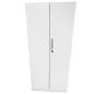 ECHO│Armoire haute portes battantes│L 80 x H 180 cm│Blanc/Blanc ECHO│Armoire haute portes battantes│L 80 x H 180 cm│Blanc/Blanc