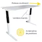 VS│Bureau électrique 4 Mémoires de positions │180x80 cm VS│Bureau électrique 4 Mémoires de positions │180x80 cm