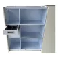 VS│Caisson Haut Tower - ouverture à gauche - H 115 cm x p 80 cm│Blanc