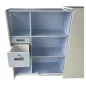 VS│Caisson Haut Tower - ouverture à gauche - H 115 cm x p 80 cm│Blanc