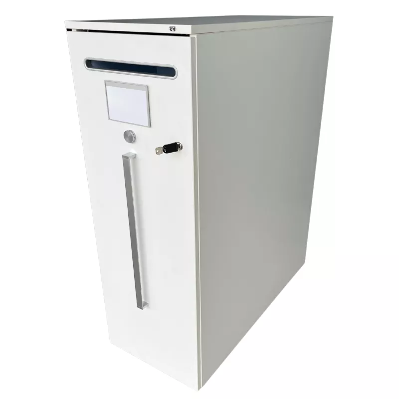 VS│Caisson Haut Tower - ouverture à gauche - H 115 cm x p 80 cm│Blanc