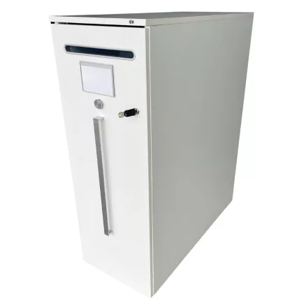 VS│Caisson Haut Tower - ouverture à gauche - H 115 cm x p 80 cm│Blanc