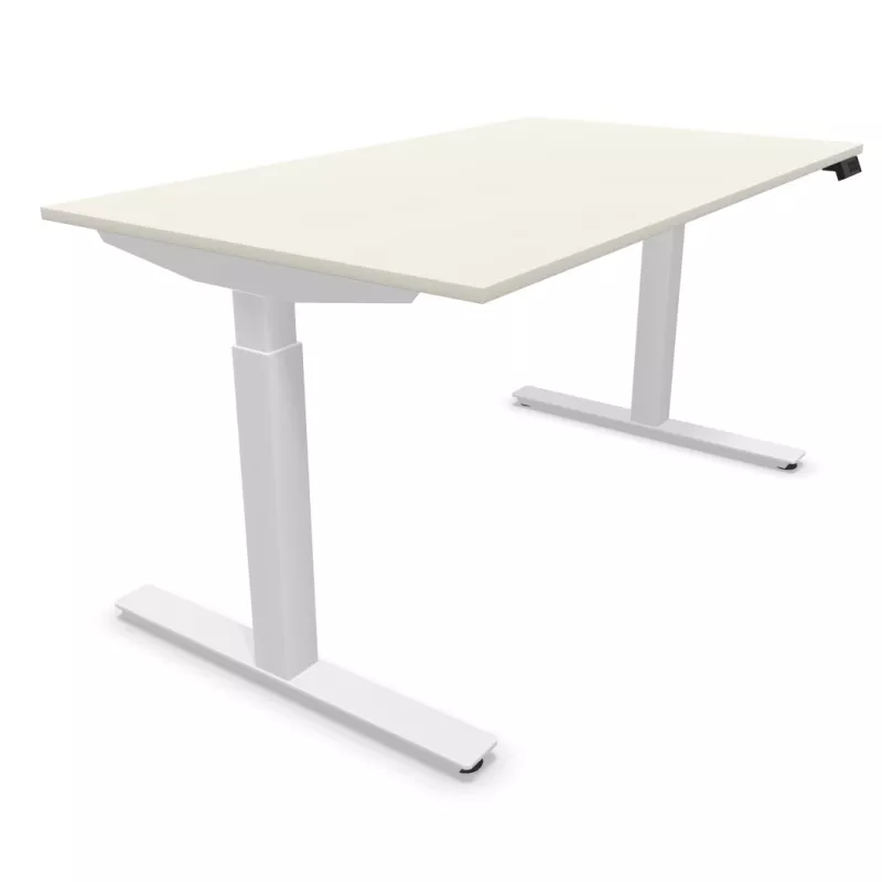 FLEX UP TWO TECH│Bureau électrique 2 moteurs - 2 mémoires de position - 2xUSB A│Plateau Technical Matt 19mm