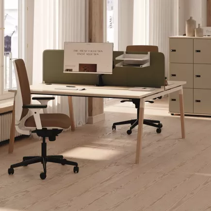 SPATIA PHONIQUE│Panneau écran bords carrés acoustique L 120 à 180 x H 44 cm