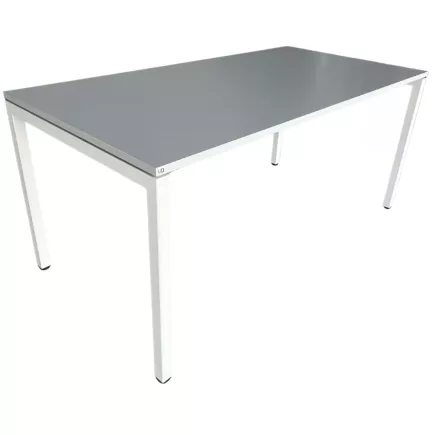 LO LISTA│modèle LO Motion - Bureau 160x80 cm│Gris clair / Blanc