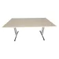 PLIANTE│Table modulaire pliante 160x80 cm│Erable blanc/Chromé