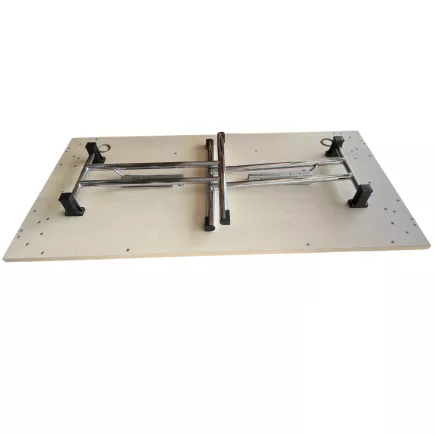 PLIANTE│Table modulaire pliante 160x80 cm│Erable blanc/Chromé