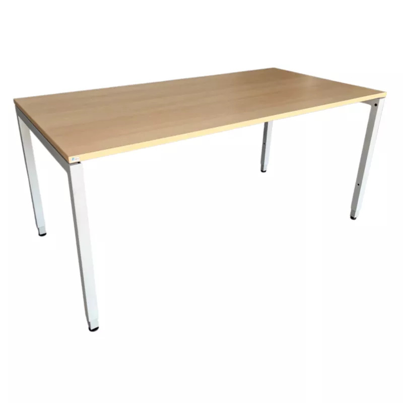 LO LISTA│modèle LO Motion - Bureau 160x80 cm - Hauteur réglable│Hêtre / Gris alu LO LISTA│modèle LO Motion - Bureau 160x80 cm - Hauteur réglable│Hêtre / Gris alu