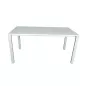 BIGLA│Bureau 150x70 cm│Blanc / Gris alu BIGLA│Bureau 150x70 cm│Blanc / Gris alu