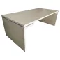 XENIO+│Bureau Direction droit L 200 x p 100 cm - avec voile de fond│Chêne Fil XENIO+│Bureau Direction droit L 200 x p 100 cm - avec voile de fond│Chêne Fil