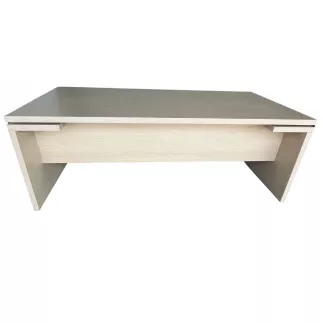 XENIO+│Bureau Direction droit L 200 x p 100 cm - avec voile de fond│Chêne Fil