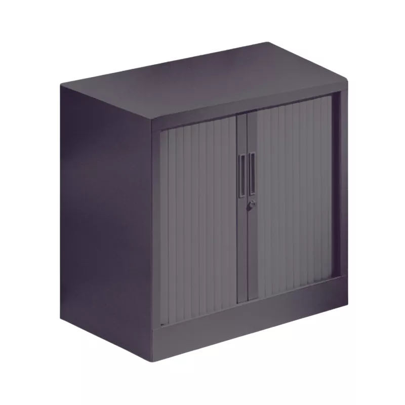 ARIV│Armoire rideau L 80 x H 71 ou 72.1 cm│Acier unicolore - 5 décors à choix