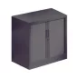 ARIV│Armoire rideau L 80 x H 71 ou 72.1 cm│Acier unicolore - 5 décors à choix