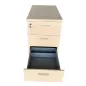 ACTIU│Caisson Hauteur bureau - 4 tiroirs│Profondeur 80 cm│Chêne Fil / Alu ACTIU│Caisson Hauteur bureau - 4 tiroirs│Profondeur 80 cm│Chêne Fil / Alu