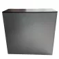JG GROUP│Armoire basse rideau + Top│L120xH116.5 cm│Wengé/Gris anthracite JG GROUP│Armoire basse rideau + Top│L120xH116.5 cm│Wengé/Gris anthracite