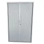 JG GROUP│Armoire rideau L120xH198 cm│Gris aluminium JG GROUP│Armoire rideau L120xH198 cm│Gris aluminium