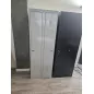 EOL│Vestiaire L 60 x p 50 x H 180 cm - 2 casiers - Industrie Propre │Gris clair EOL│Vestiaire L 60 x p 50 x H 180 cm - 2 casiers - Industrie Propre │Gris clair