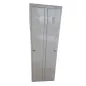 EOL│Vestiaire L 60 x p 50 x H 180 cm - 2 casiers - Industrie Propre │Gris clair EOL│Vestiaire L 60 x p 50 x H 180 cm - 2 casiers - Industrie Propre │Gris clair
