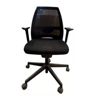 ELIOTT│Fauteuil de travail résille avec accoudoirs 3D